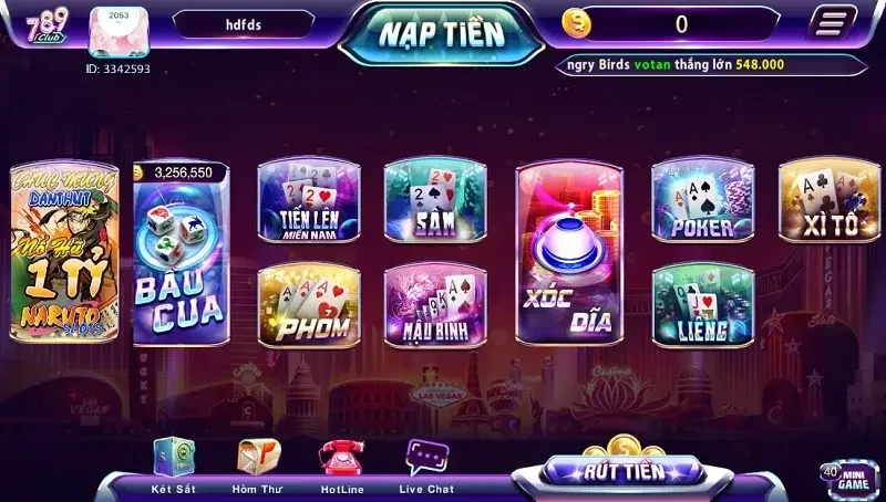 Game bài đổi thưởng tại 789club là đầy đủ nhất